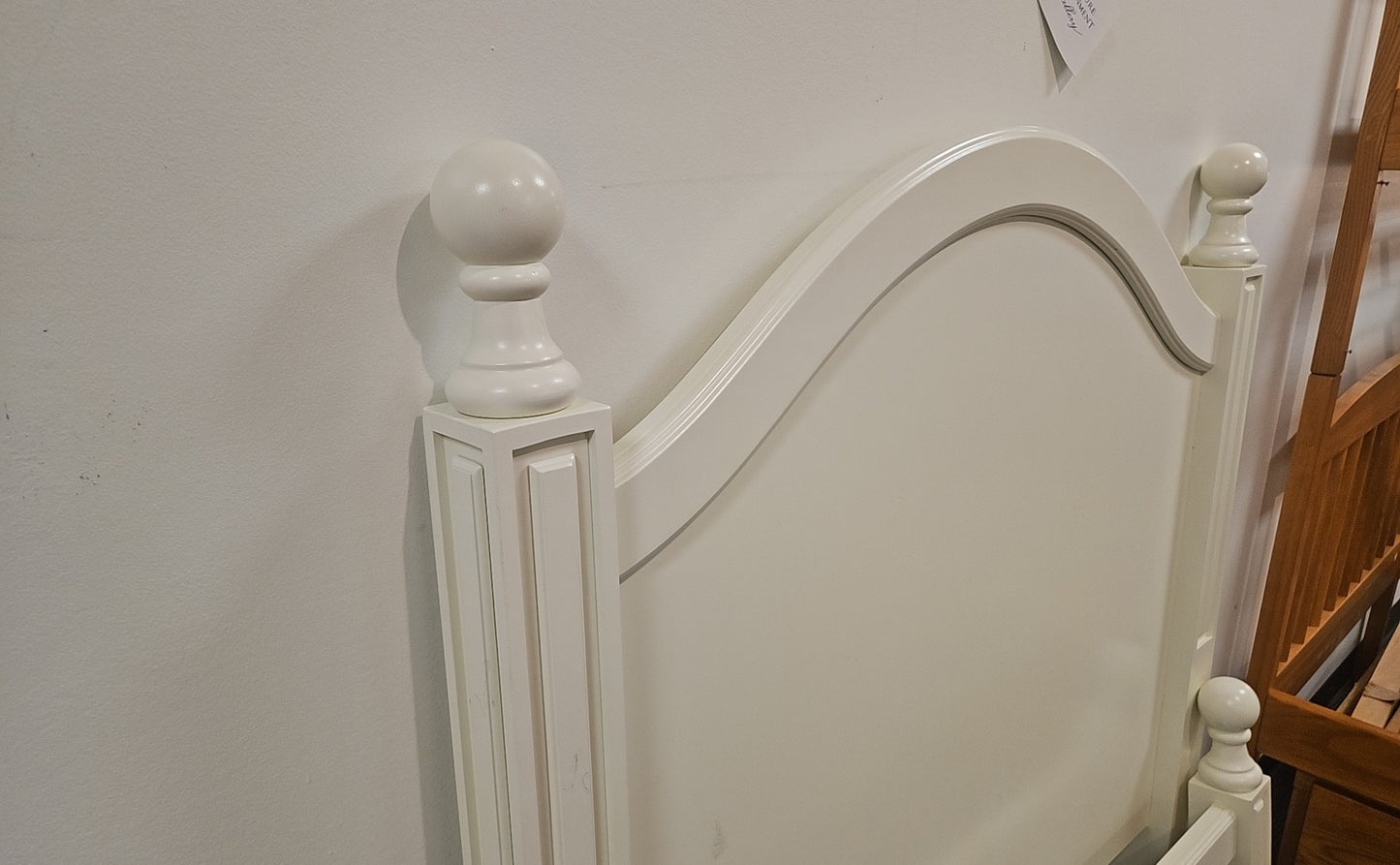 Pottery Barn Ivory Twin Bed