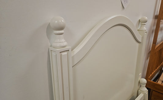 Pottery Barn Ivory Twin Bed