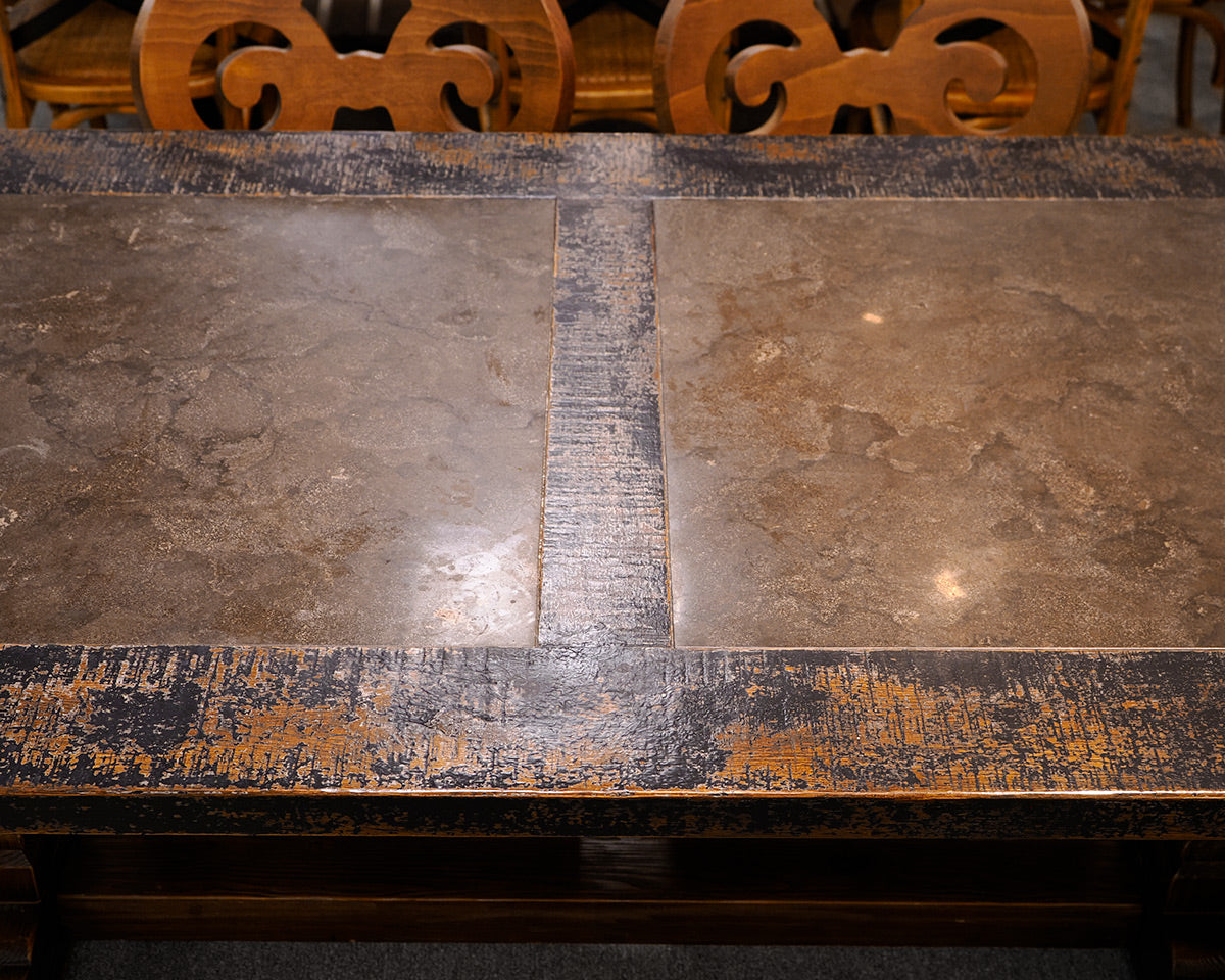 Arhaus Dining Table and Six Dining Chairs