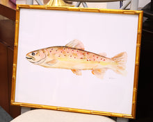 Framed Giclee:  "Colorful Trout I"