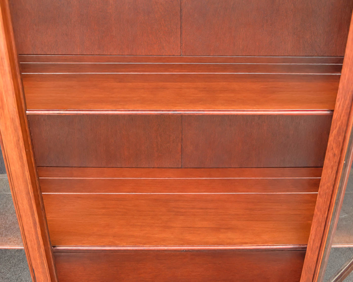 Bernhardt Cherry China Cabinet W/Upper Glass Doors, Lower Buffet & Drawer