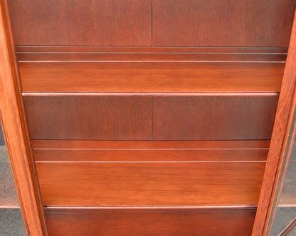 Bernhardt Cherry China Cabinet W/Upper Glass Doors, Lower Buffet & Drawer