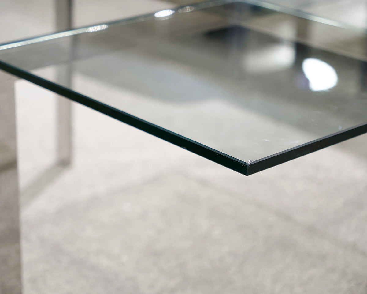 Square Glass Cocktail Table
