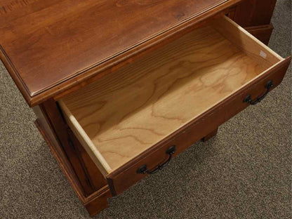 Pair of Ethan Allen " Country Crossing" Maple 1 Drawer & 2 Door Nightstands