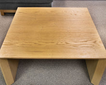 Crate & Barrel Baja  Waterfall Coffee Table In Natural Oak