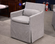 Set of 4 Restoration Hardware 'Belgian' Slipcovered Slope Arm Chairs