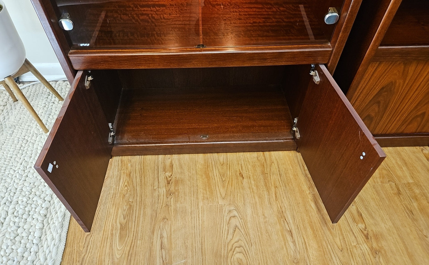 Redwood & Glass Cabinet