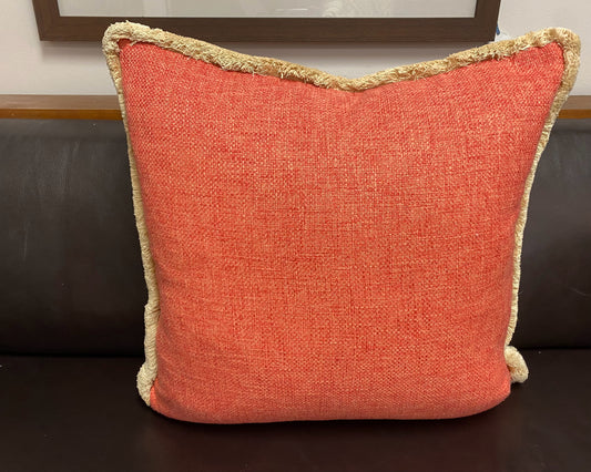 Salmon Throw Pillow
