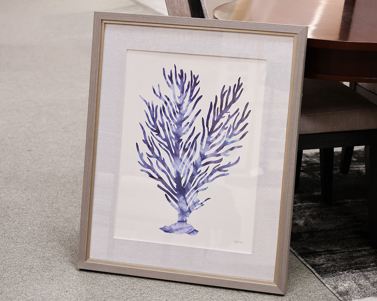 'Shibori Coral Framed Print' 4