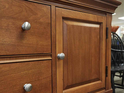 Thomasville Server in Cherry with Brushed Nickel Pulls