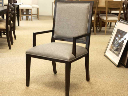 Gat Creek Spartan Double Pedestal Ash Dining Table & Set of 6 Logan Chairs