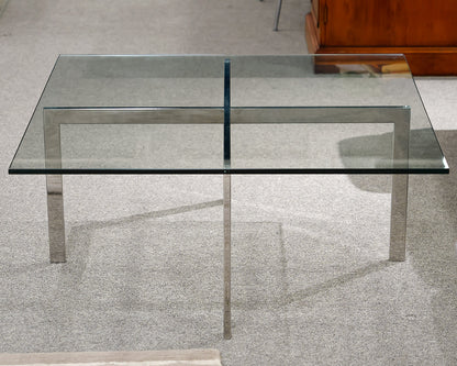 Square Glass Cocktail Table