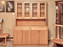 Lydon Furniture Oak China Cabinet with Glass Doors