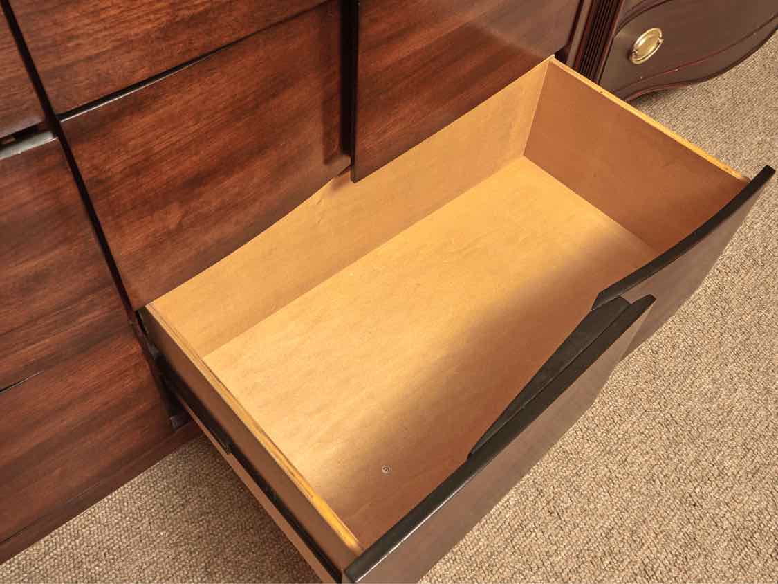 Magnussen  Espresso Finish 6 Drawer Triple Dresser with Landscape Mirror