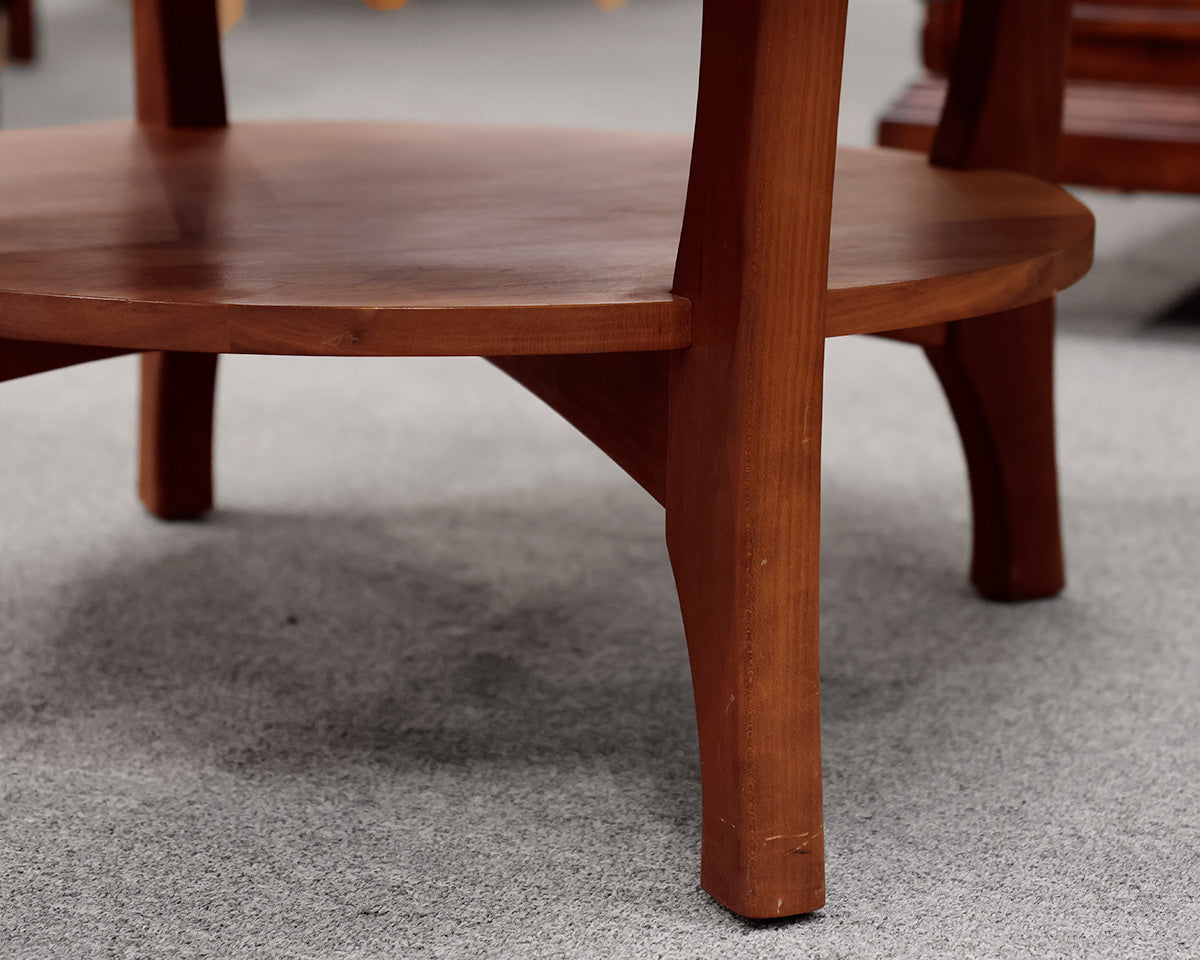 Cherry Pond Designs Round Cherry Coffee Table