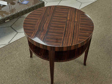 John Widdicomb Zebra Wood Side Table