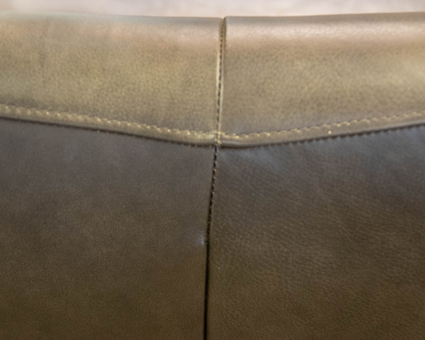 Pair Of Swivel Base Vegan Leather Mocha Chairs