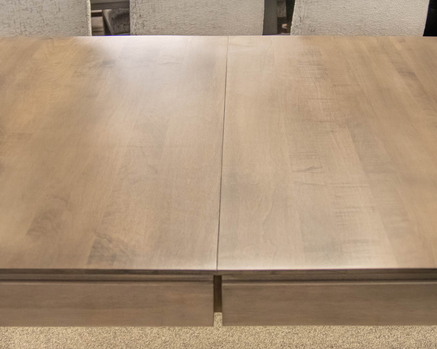 Gat Creek Sabin 84" Extension Dining Table in Maple Flannel Gray Finish