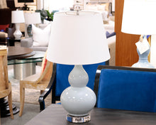 Palladian Blue Gourd Table Lamp
