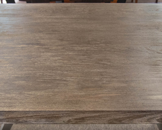 Old Biscayne Designs 'Lafayette' Dining Table In Grey Toned Driftwood Finish