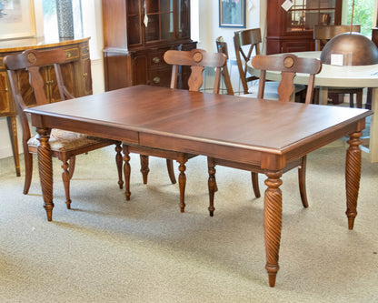 Ethan Allen 'British Classics' Dining Table & 6 Chair Set