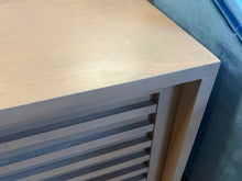 Grey Wash Credenza w/ Sliding Doors