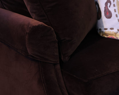 Pearson 3-Cushion Sofa in Chocolate Brown