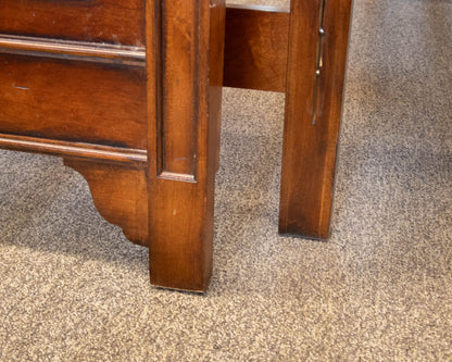 Queen Cherry Panel Bed