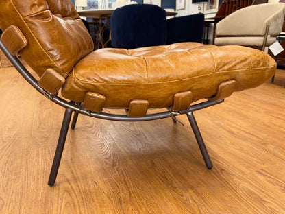 Pair of MCM Leather Chairs