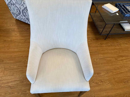 RH 'Ella' Pair of Fabric Dining Armchairs