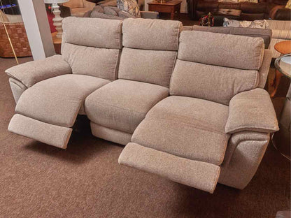 HTL Furniture  Power Reclining 3 Cushion Sofa with 2 Reclining  Seats