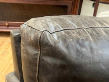 Pottery Barn Chocolate Leather Club Chair