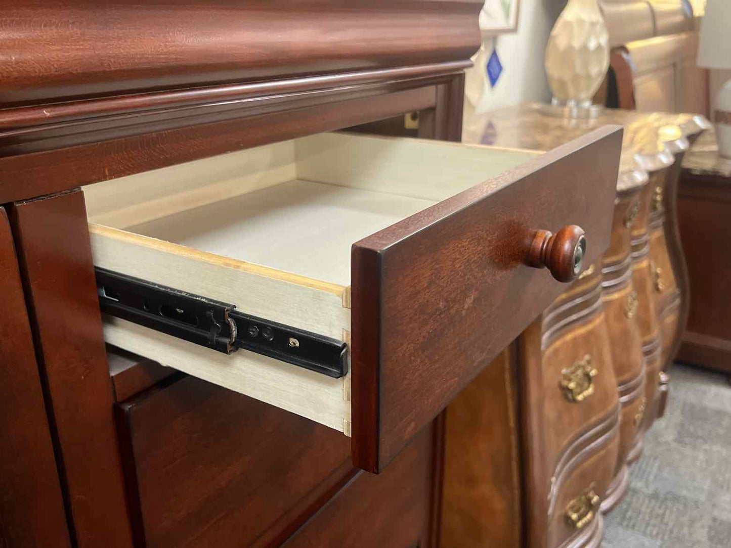 New Classic Furniture 'Versailles' 5-Drawer Chiffenrobe with Cabinet