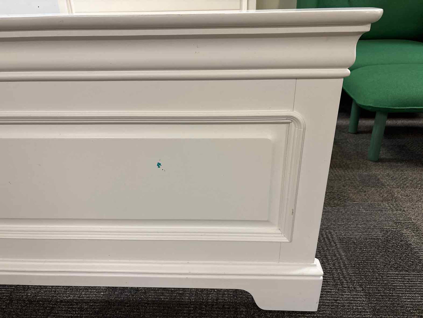 Full Storage Bed in White