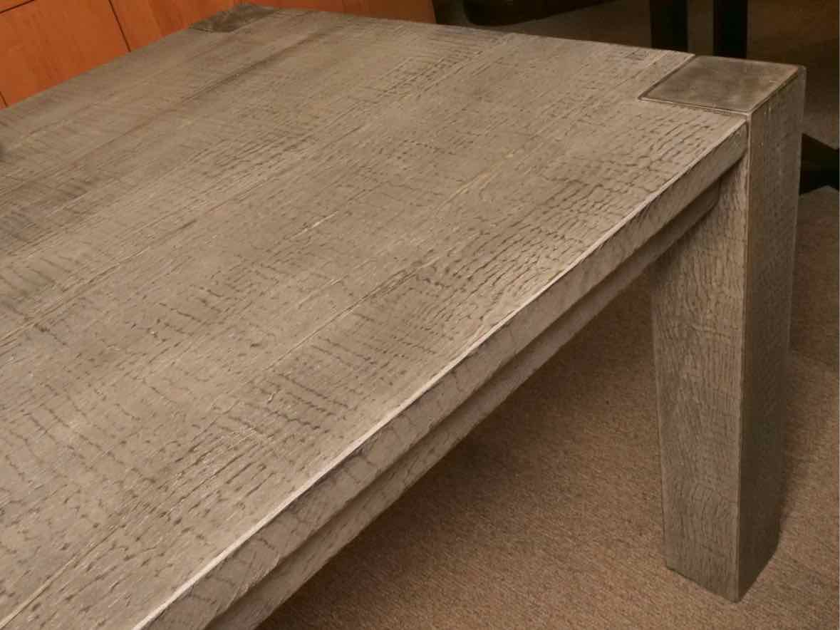 Restoration Hardware  Reclaimed Oak Parsons Dining Table