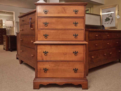 Maple 3 Over 2 Drawer Chest