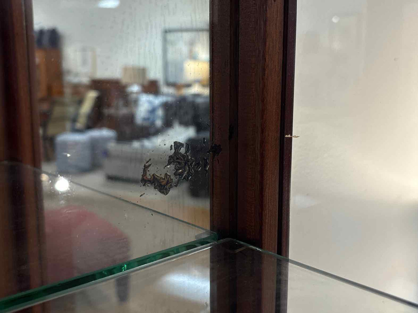 Viennese Mahogany Vitrine
