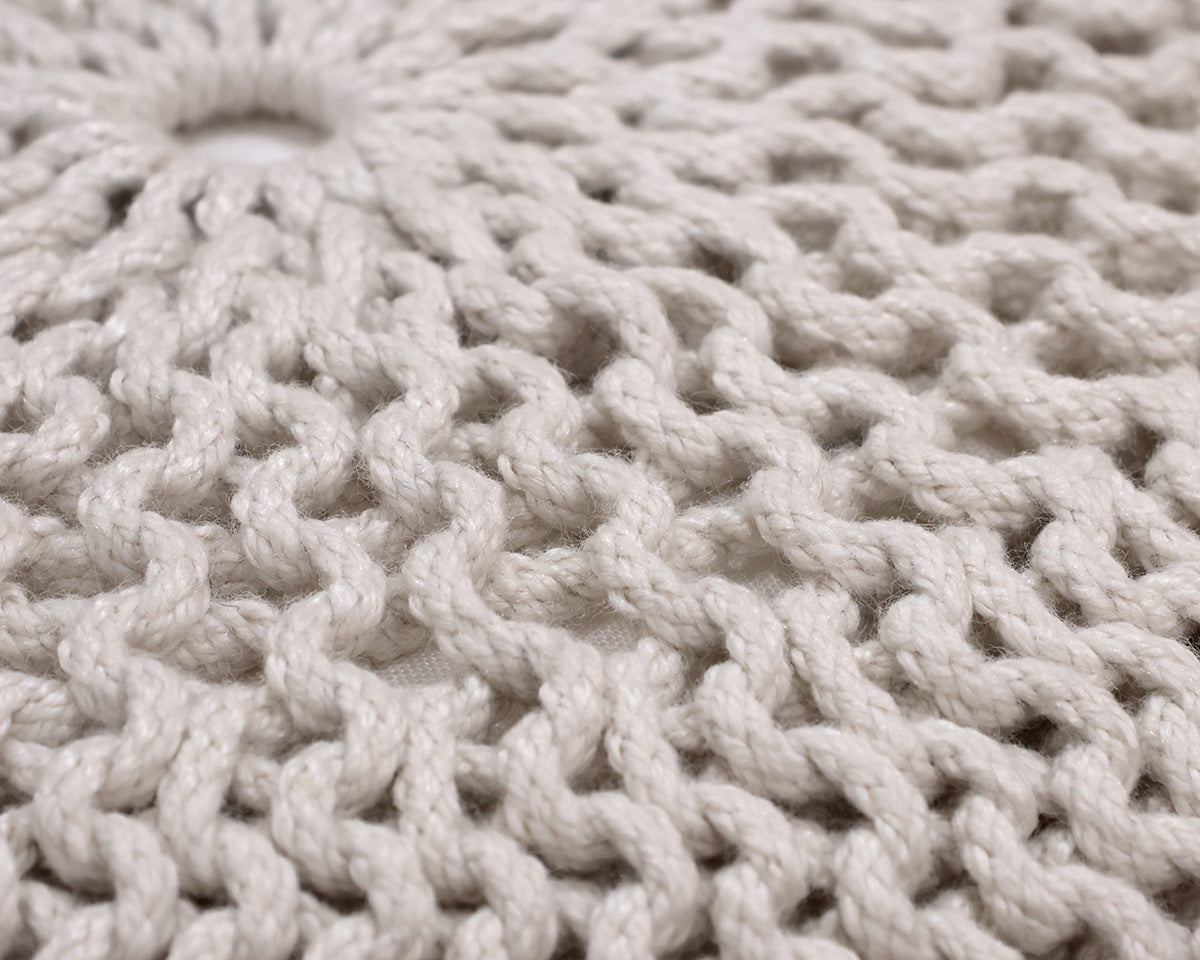 Crochet Ottoman Pouf
