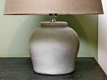 White Ceramic  Table Lamp with Shade