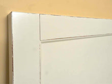 Crate & Barrel Distressed Cream Finish  Queen Bed