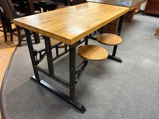 Olde Good Things Industrial 4-Seat Swing Table