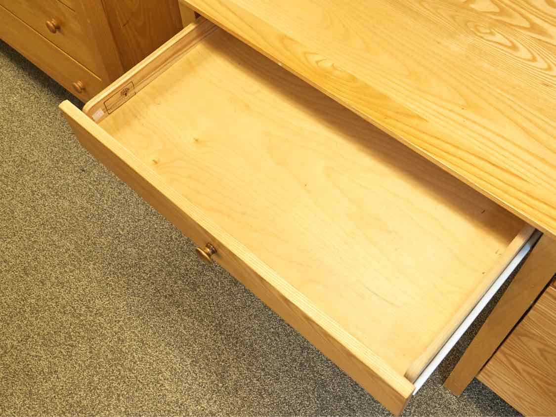 Vermont Tubbs Solid Ash Desk W/  Hutch Top