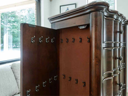 Hooker Furniture Jewelry Chest in Dark Cherry Finish