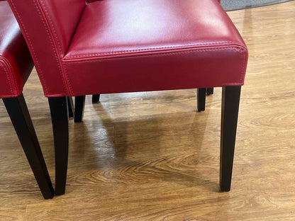 Set of 6 Crate & Barrel 'Parsons' Dining Chairs
