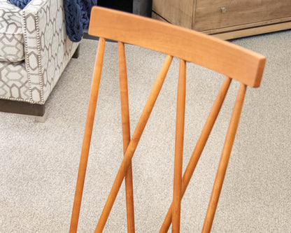 Pair of Gat Creek Addison Dining Chairs in Cherry with Natural Finish