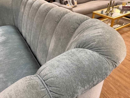 Lane Venture Light Blue Velvet Sofa