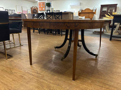 John Widdicomb Inlaid Extension Dining Table