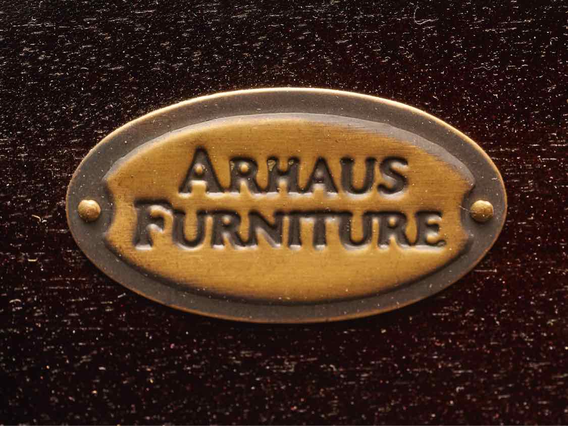 Arhaus Espresso Finish 3 Drawer, 3 Door, 10 Shelf Sideboard