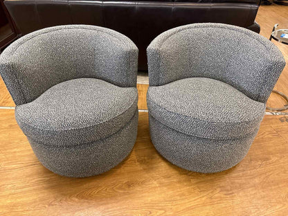 Pair of Room & Board 'Otis' Swivel Chairs