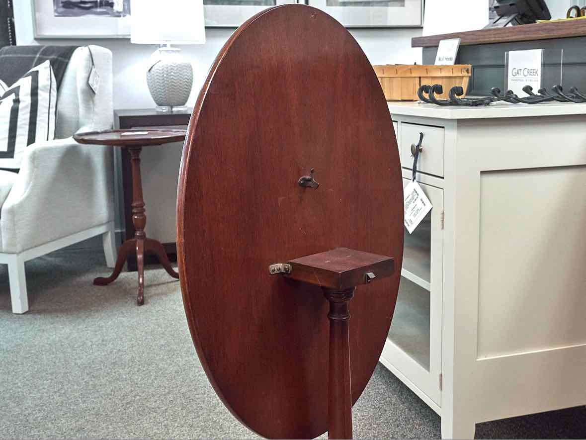 Federal Style Cherry Tilt Top Table